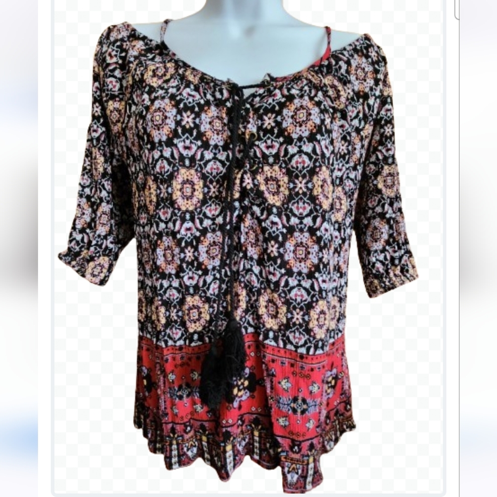 Gypsies & Moondust Off Shoulder Top